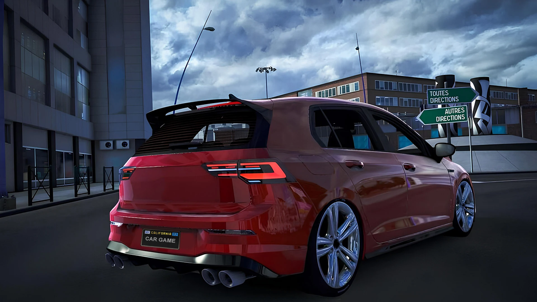 Golf GTI Car Parking Games - Gameplay image of android game