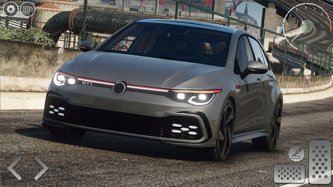 Golf GTI Car Parking Games - Gameplay image of android game