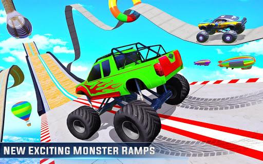 Impossible Monster Truck GT Stunt Car Racing Games - Image screenshot of android app