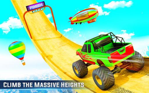 Impossible Monster Truck GT Stunt Car Racing Games - Image screenshot of android app
