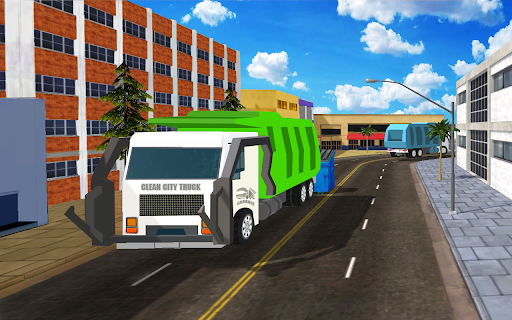 Trash Cleaner Truck Simulator - عکس بازی موبایلی اندروید
