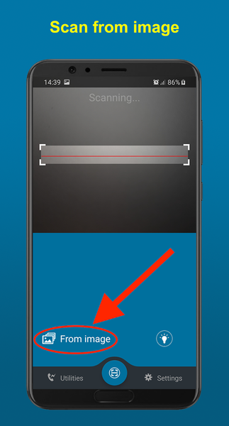 Scan recharge cards - BBScan - Image screenshot of android app