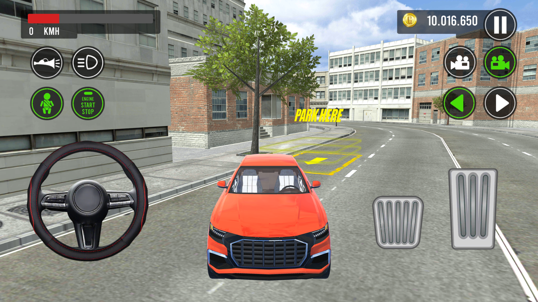 Real Car Driving Academy Game - Gameplay image of android game
