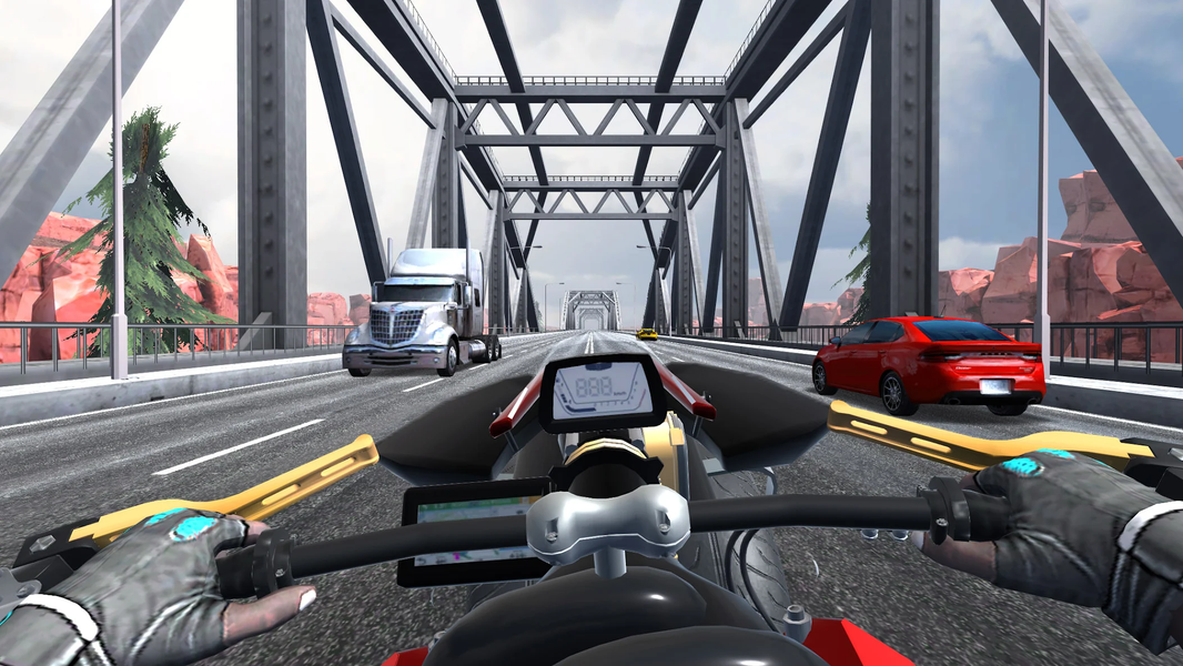 Traffic Bike Driving Simulator - عکس بازی موبایلی اندروید