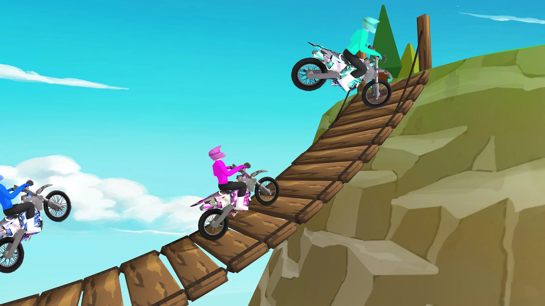 Moto Bike Race : 3XM Game - Gameplay image of android game