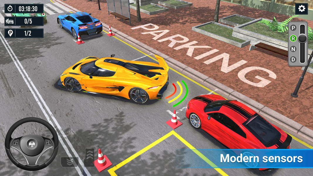 Car Parking Simulation Game 3D - Gameplay image of android game