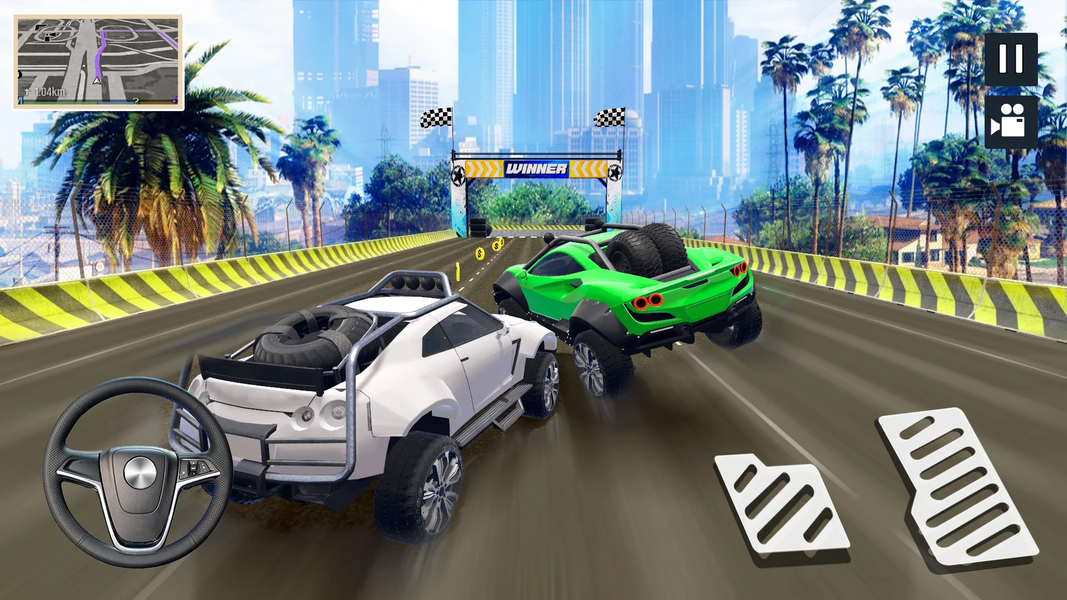 Car Stunt Simulation Game 3D - Gameplay image of android game