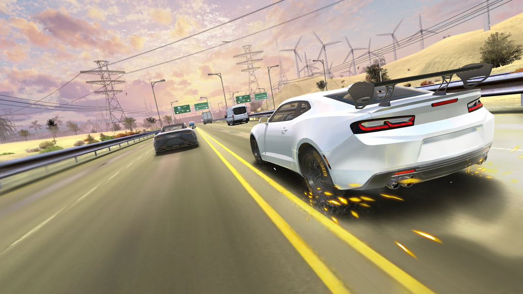 Traffic Driving Car Simulator - Gameplay image of android game
