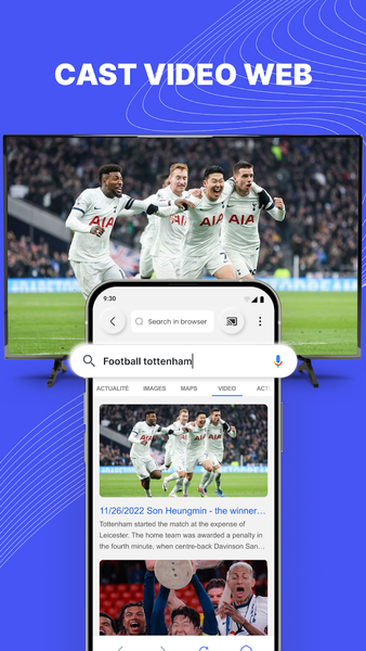 Cast to TV & Screen Mirroring - Image screenshot of android app