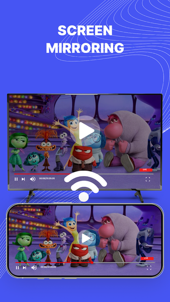 Cast to TV & Screen Mirroring - Image screenshot of android app