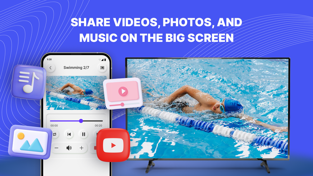 Cast to TV & Screen Mirroring - Image screenshot of android app
