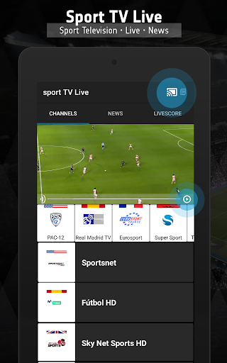 sport TV Live - Sport Television - عکس برنامه موبایلی اندروید
