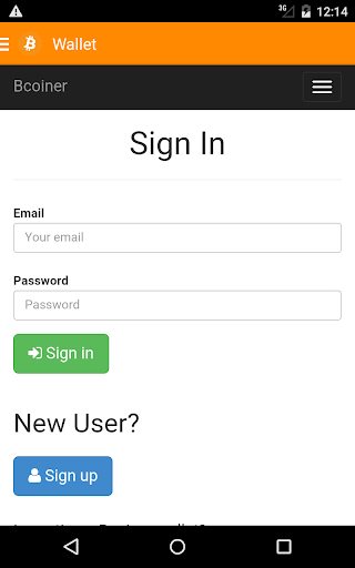 Bcoiner - Free Bitcoin Wallet - عکس برنامه موبایلی اندروید