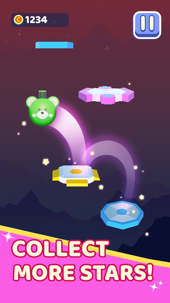 Bouncing up - Gameplay image of android game