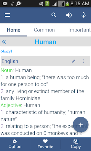 Arabic Dictionary Offline - Image screenshot of android app