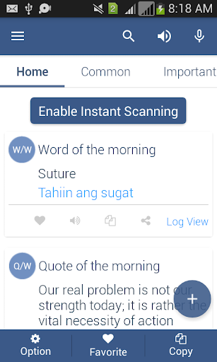 Filipino Dictionary Offline - Image screenshot of android app