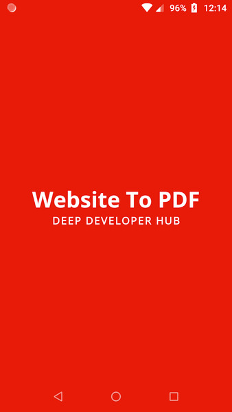 Web page to PDF, HTML, PNG, QR - Image screenshot of android app