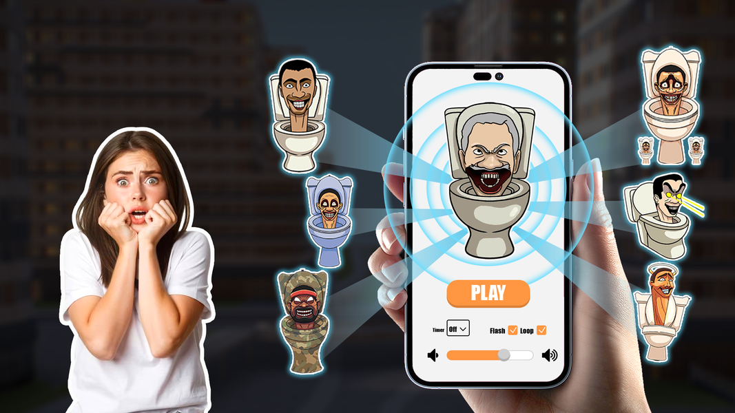 Toilet: Sound Prank - عکس بازی موبایلی اندروید