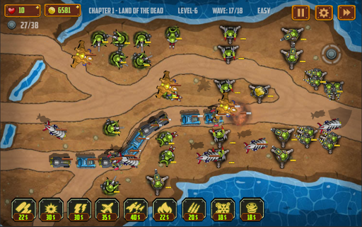 Tower Defense - Army strategy games - Gameplay image of android game