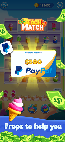 Beach Match - Gameplay image of android game