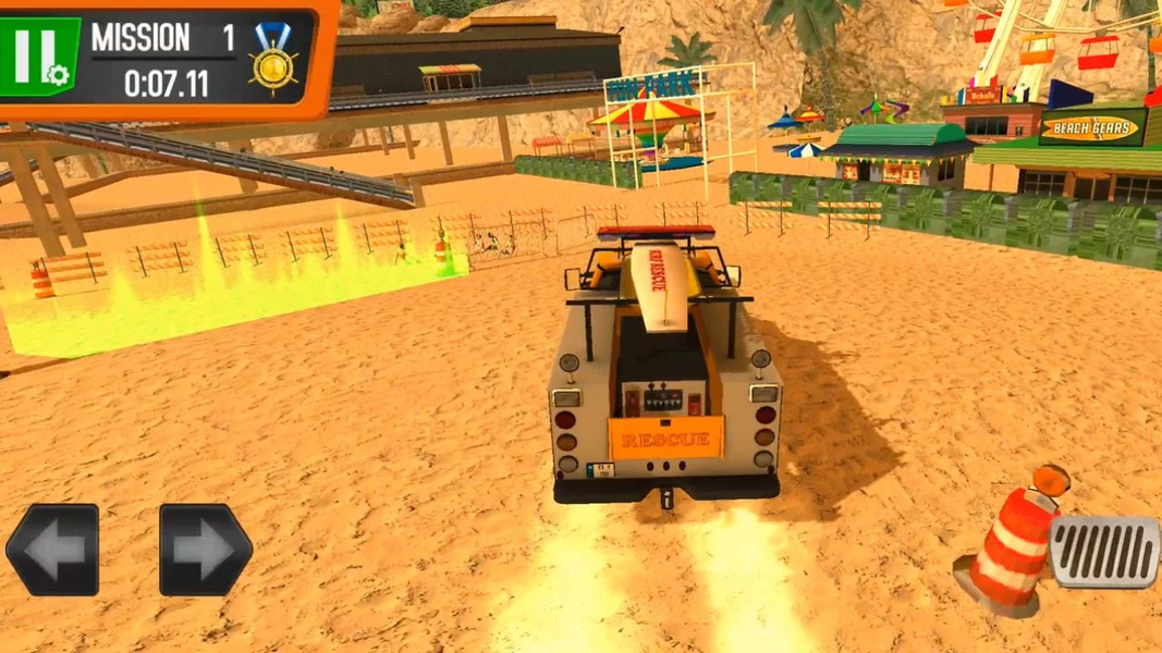 Beach Racing - Gameplay image of android game