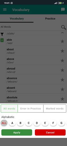 IELTS Vocabulary - Image screenshot of android app