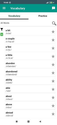 TOEFL Vocabulary - Image screenshot of android app