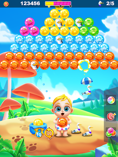 Baby's Bubble Shooter - Save the Storks! - عکس برنامه موبایلی اندروید