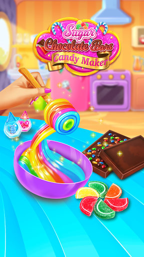 Sweet Rainbow Candy Cooking - Image screenshot of android app