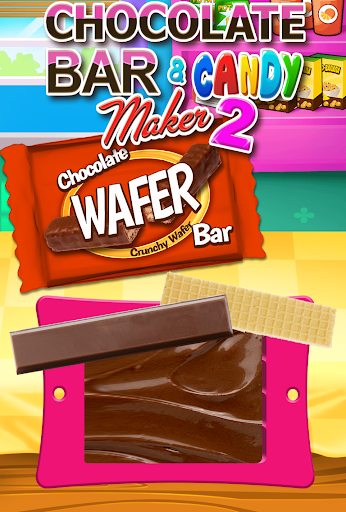 Chocolate Candy Bars Maker & Chewing Gum Games - Image screenshot of android app