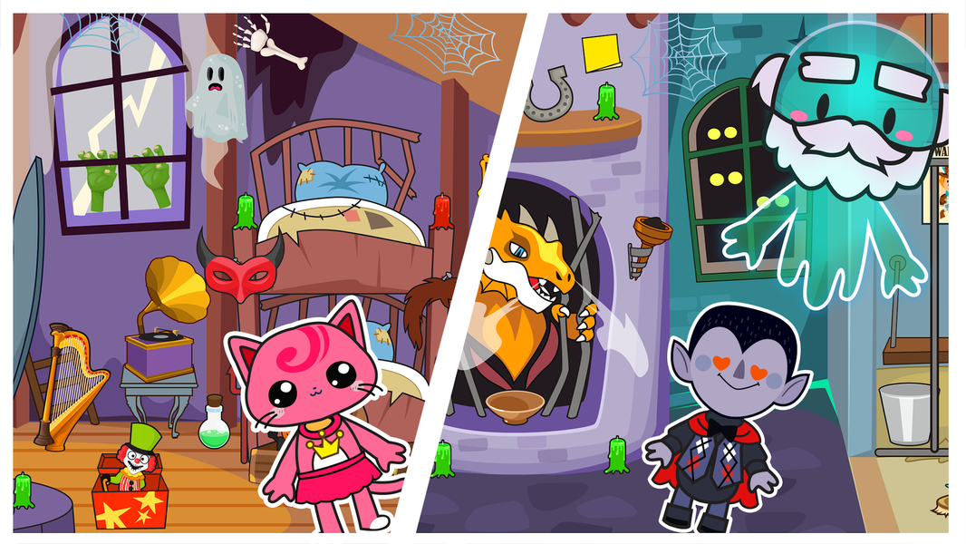 Main Street Pets Haunted House - Image screenshot of android app