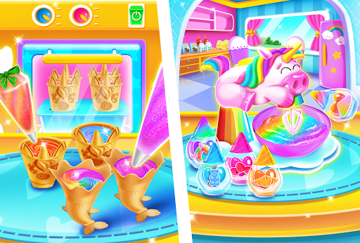 Mermaid Glitter Cupcake Chef - Gameplay image of android game