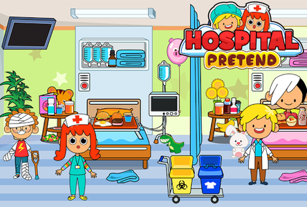 My Pretend Hospital Town Life - Gameplay image of android game