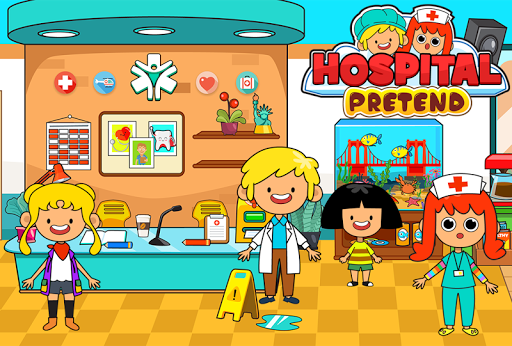 My Pretend Hospital Town Life - Gameplay image of android game