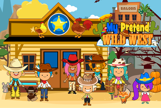 My Pretend Wild West - Cowboy & Cowgirl Kids Games - Gameplay image of android game