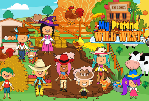 My Pretend Wild West - Cowboy & Cowgirl Kids Games - عکس بازی موبایلی اندروید