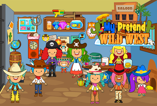 My Pretend Wild West - Cowboy & Cowgirl Kids Games - عکس بازی موبایلی اندروید