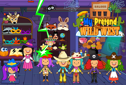 My Pretend Wild West - Cowboy & Cowgirl Kids Games - عکس بازی موبایلی اندروید