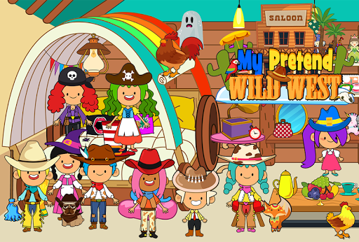 My Pretend Wild West - Cowboy & Cowgirl Kids Games - عکس بازی موبایلی اندروید