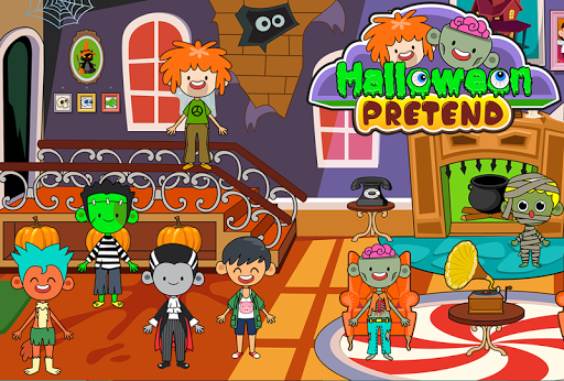 My Pretend Halloween Town - Gameplay image of android game