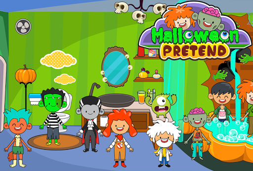 My Pretend Halloween Town - Gameplay image of android game