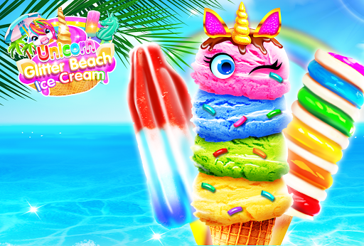 Rainbow Unicorn Ice Cream - عکس برنامه موبایلی اندروید