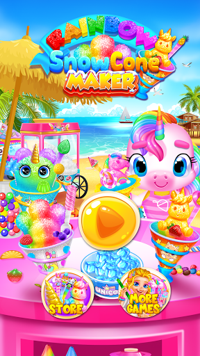 Rainbow Frozen Snowcone Maker - عکس برنامه موبایلی اندروید