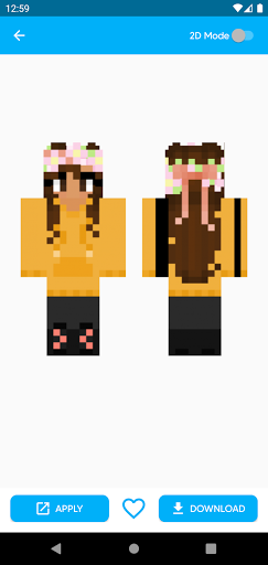 Cute Girl Skin for Minecraft - عکس برنامه موبایلی اندروید