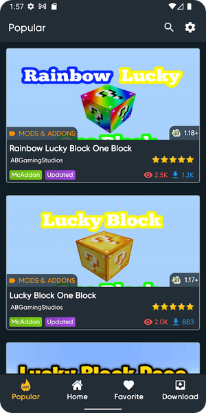 Lucky Block Mods - عکس برنامه موبایلی اندروید