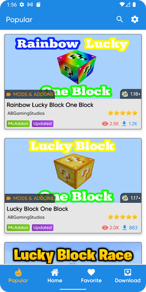 Lucky Block Mods - Image screenshot of android app