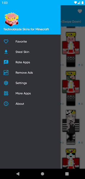 Technoblade Skins - Image screenshot of android app