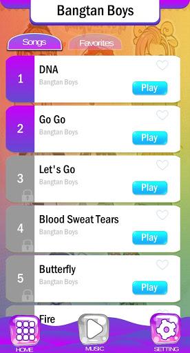 BTS Chibi Piano Tiles - عکس بازی موبایلی اندروید
