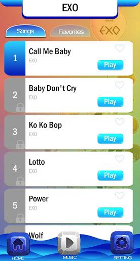 EXO Chibi Piano Tiles - Gameplay image of android game