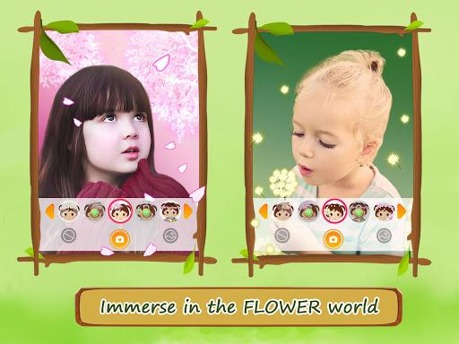 Flower Selfie Cam - pics, camera & special lenses - Gameplay image of android game